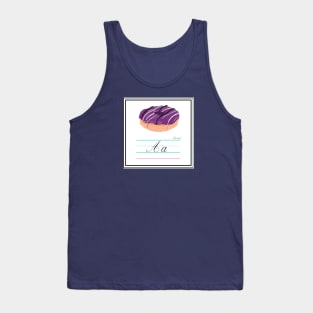 Asexual Queer Alphabet Card Tank Top